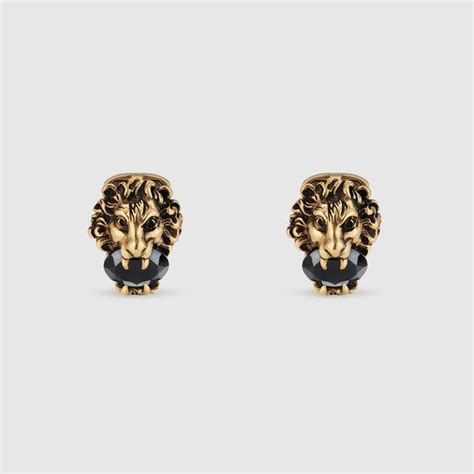 hat the lion gucci|gucci lion cufflinks.